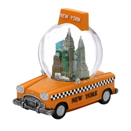 New York City Taxi Snow Globe 4 Inches