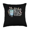 Next Stop Med School Medical School Medical Student Throw Pillow