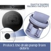 2 Pieces Drain Pump Fluff Filter Compatible With Genuine Bosch