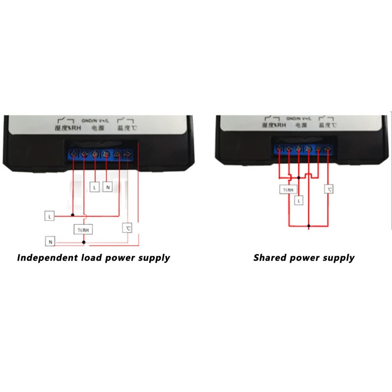 Temperature and Humidity Controller Digital Display Greenhouse Switch WT-1008 110-220VAC