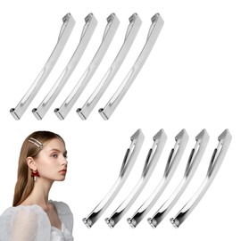 10 Stück Haarspangen, Hair Clip, Französische Haarspangen, Metall Spangen Anti-Rutsch Rutschfeste Haarspange, Haarspange Klein, Haar-Metall-Werkzeuge