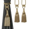 BEL AVENIR Curtain Tiebacks Handmade Holdbacks for Curtains Drape Decorative