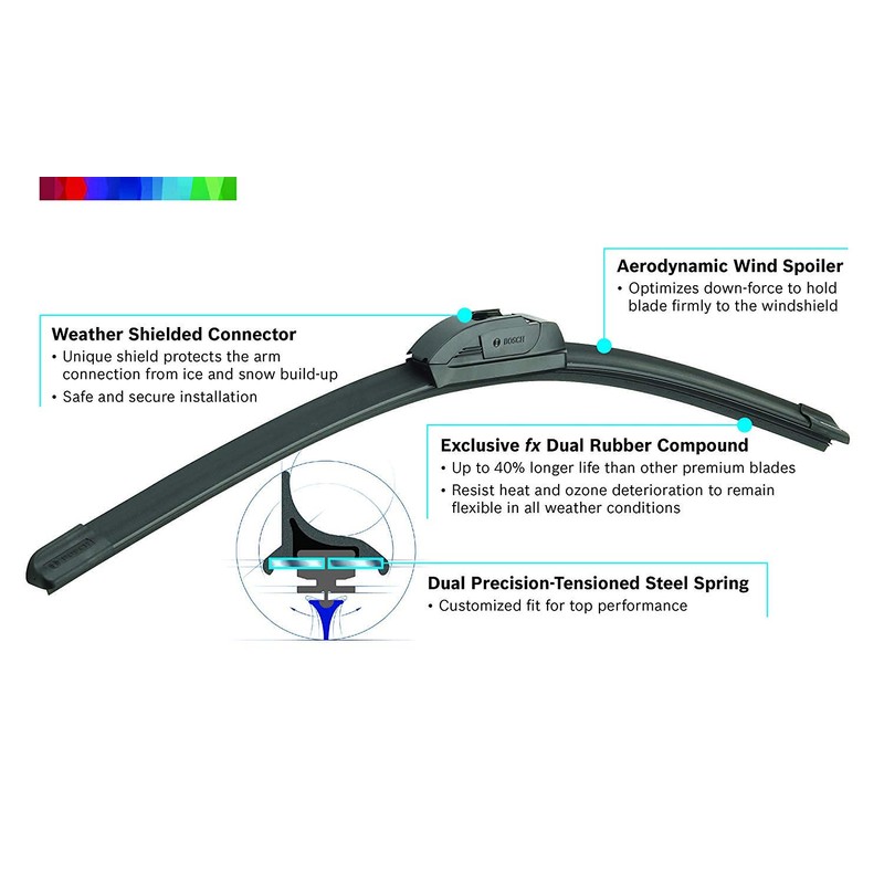 BOSCH 26A20A ICON Beam Wiper Blades - Driver and Passenger