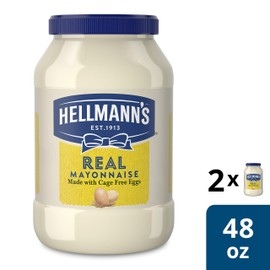 Hellmann's Real, Mayonnaise, 48 oz, Twin Pack