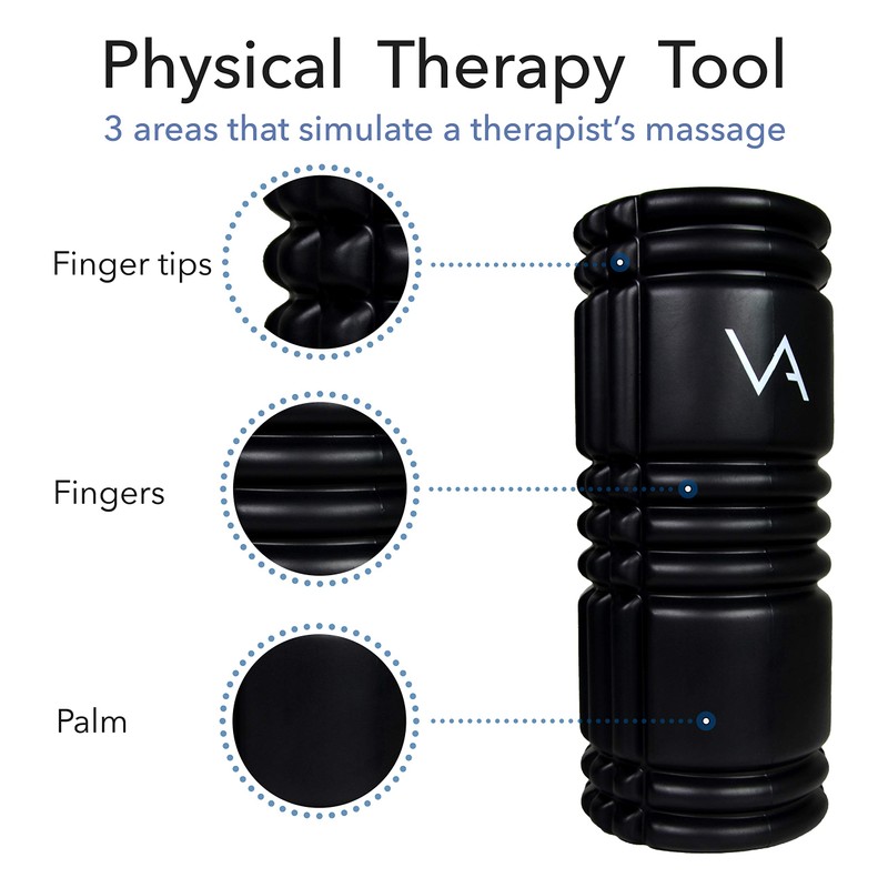 Vanquisher Foam Roller | Firm Foam Density Muscle Roller for
