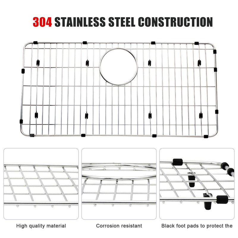 LKOBG2915SS Kitchen Sink Grate 27.5" x 13.5" x 1.25" Stainless