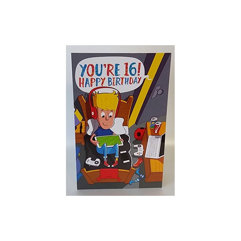 16 Today Happy Birthday Card