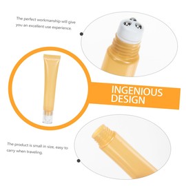 Baluue 15pcs Eye Cream Tubes Roller Applicator Lightweight Essential Oil Dispenser Travel-friendly Empty Cosmetic Containers for Women for Beauty Products and Diy