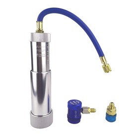 TIKSCIENCE R1234yf Compressor Oil Dye Injector with A R134a Quick Coupler and Low R1234yf Quick Coupler