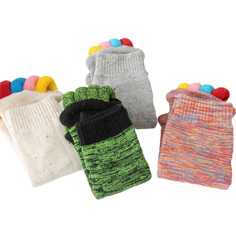 AISHITE Sleeping Socks, Set of 2, Therapy, 5 Toes, Coloring,