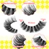 ALICE Cat Eye Lashes D Curl Russian Strip Lashes 17mm
