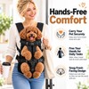 Dog Carrier Backpack for Small Medium Dogs, Adjustable Hands-Free Front