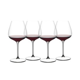 Riedel GRAPE Pinot Noir/Nebbiolo/Aperitivo - Wine & Cocktail Glass - 4 Pack - Dishwasher Save, Crystal Glass - 5424/07 US