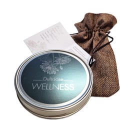 KK Room Fragrance from a Tin, Fragrance Gel, Made in Germany, 1 x Wellness Fragrance Tin 70 g, Attractive Gift Set, Packed in Jute Bag