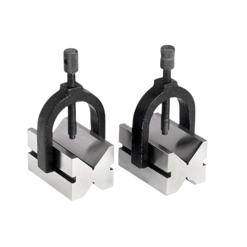 Precision Engineers V-Blocks with Clamp Set – Matched Pair V