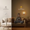 Briignite Night Light Motion Sensor Socket, Dimmable 3000 K, Pack