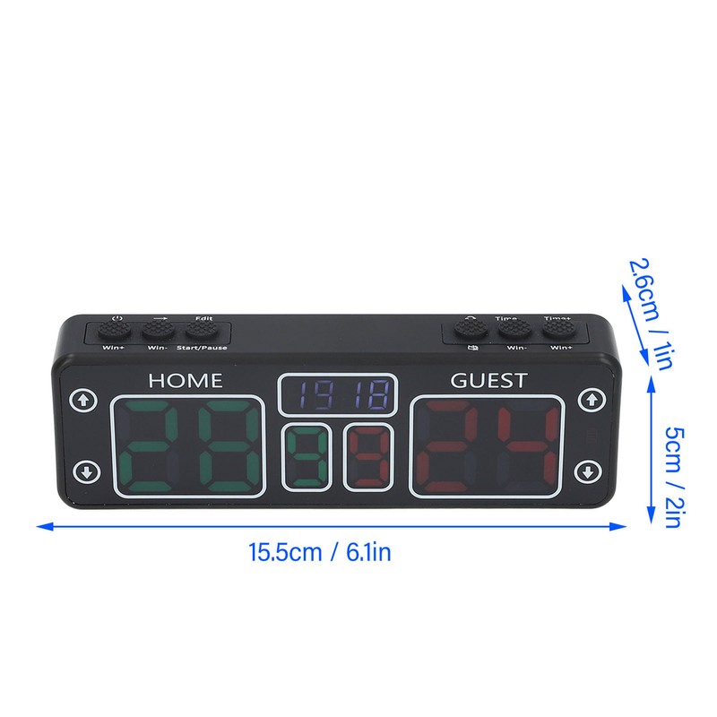 Electronic Scoreboard LED 10 Digit Touch Magnetic Rechargeable Digital Scoreboard