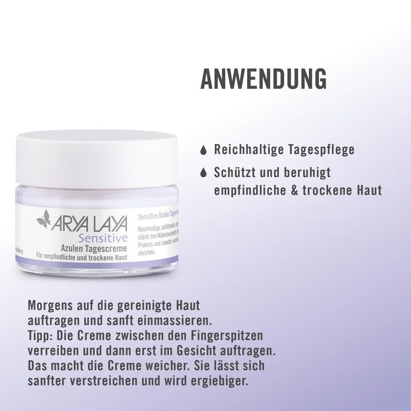 ARYA LAYA Sensitive Azulen Day Cream, 50 ml: Helps the