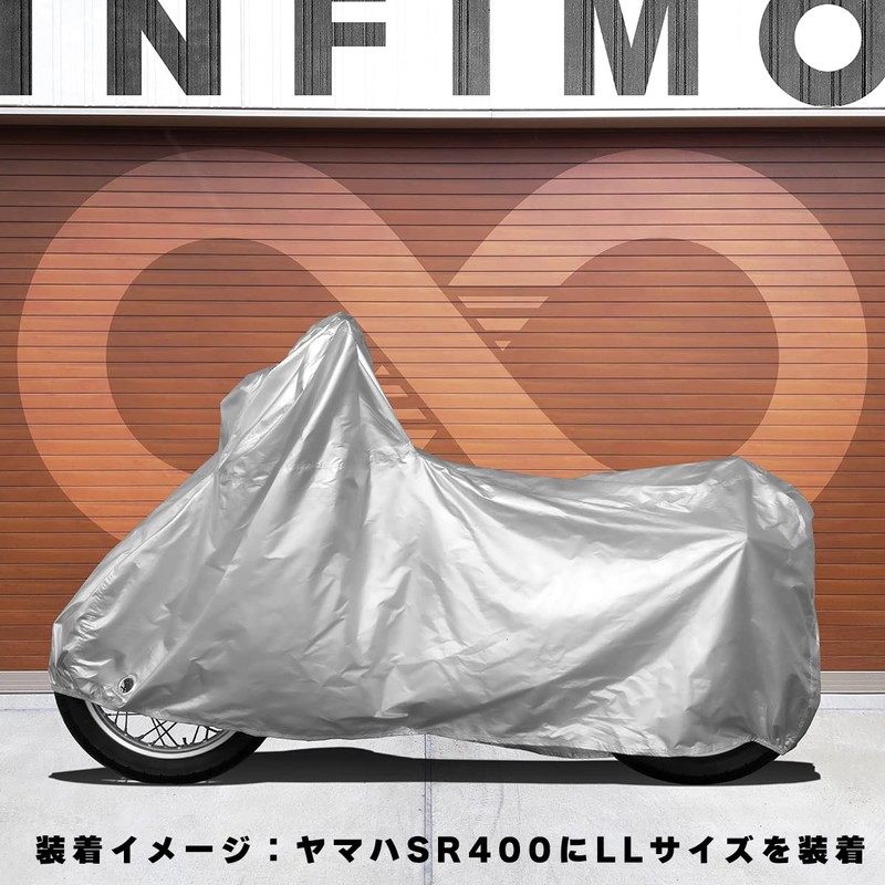 INFIMO IMA91103 Taffeta Bike Cover with Keyhole Lightweight and Easy