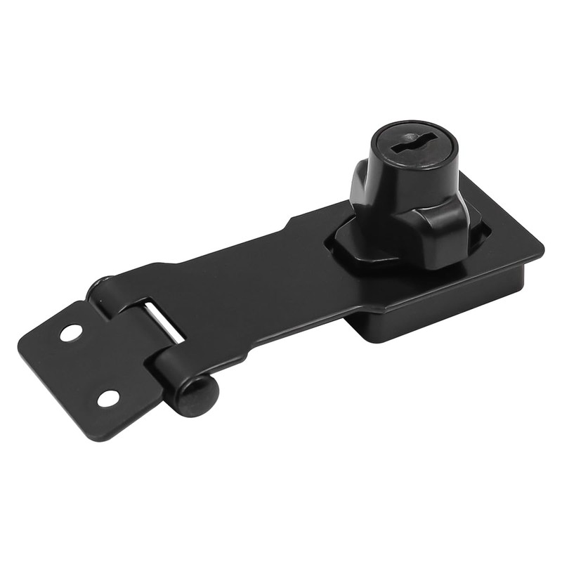 Set of 2 ZONADAH Keyed Hasp Locks Twist Knob 3