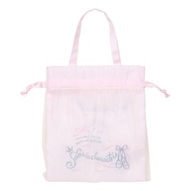 Sanrio 463183 Drawstring Bag with Handle (White Cat Ballerina) Sanrio Characters