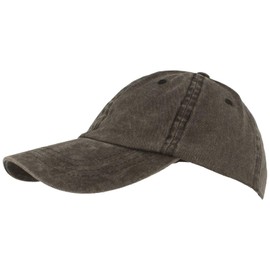 Breiter Baseball Cap Sun Cap 100% Cotton BB Cap Size Adjustable & Washable, black