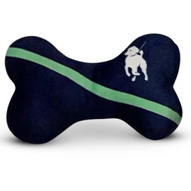 Chomp Haus Ruff Lauren – Luxurious Plush Dog Toy with Squeaker, Premium Fabric, Embroidered Details, Designer-Inspired Chew Toy, Fun Gift for Small to Medium Dogs & Dog Lovers