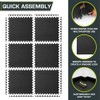 ProsourceFit Weaved Pattern Extra Thick Exercise Puzzle Mat 3/4-inch, EVA