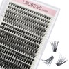 Individual Lashes 300 Pcs LAUBESS Lash Clusters Individual Eyelash Clusters