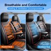 FiveFox Fit Camry Car Seat Covers (Front Pair) Compatible with