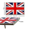 Lesonwo Red Union Jack Flag Pin Badge, 2 Pack, 30mm