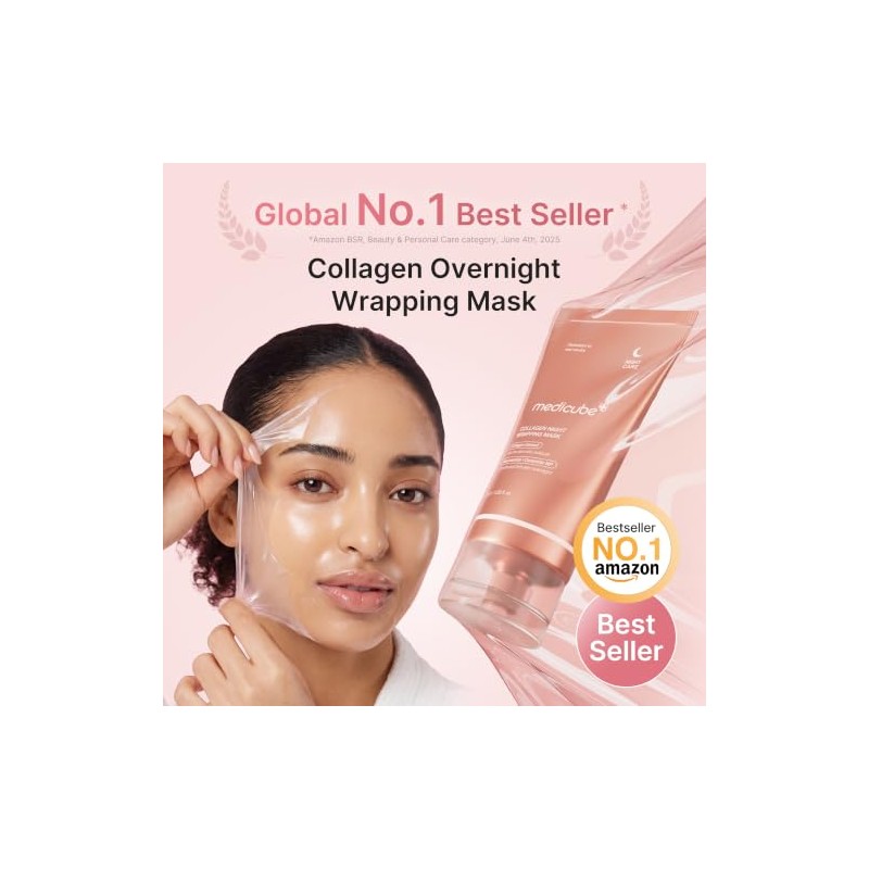 Medicube Collagen Overnight Wrapping Peel Off Facial Mask Pack -