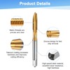M METERXITY 1-Pack 3/16-24 UNC Thread Tap, HSS Titanium Coated