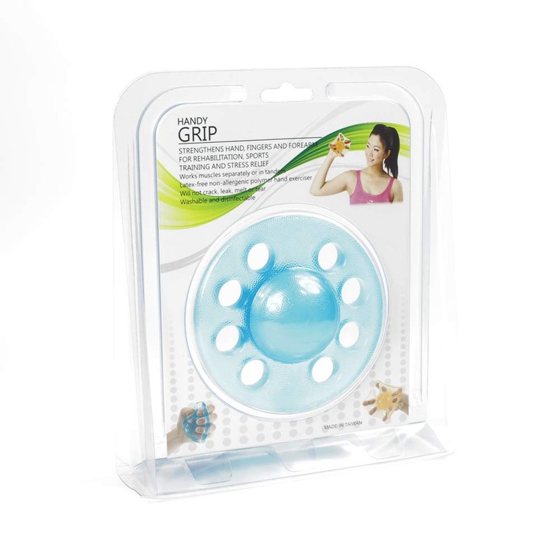 NRS Healthcare Handy Grip Hand and Wrist Exerciser, Blue, Heavy