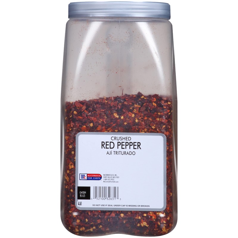 McCormick Culinary Crushed Red Pepper, 3.25 lb - One 3.25