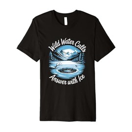 Cold Plunge Ice Water Therapy Natural Lake Swimmers Premium T-Shirt