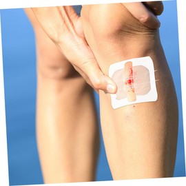 Baluue 4pcs Wound Closure Stickers for Safe Wound Care Supplies Easy to Use and Remove Portable Design for Home Office and Outdoors