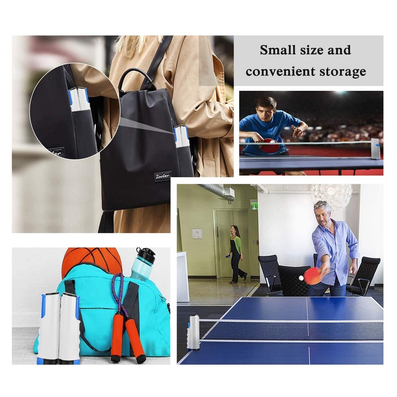 YOUYIKE Extendable Table Tennis Net, 190 cm (Max) Table Tennis