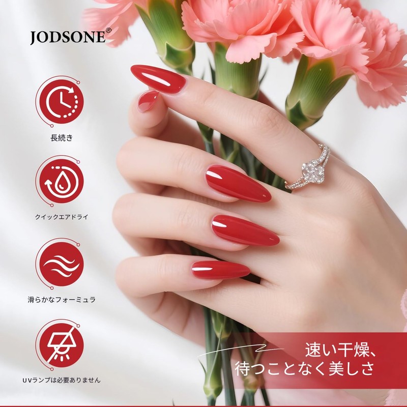 JODSONE Manicure 16.5ml Large Capacity Fast Dry Red Long Lasting