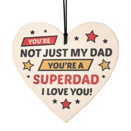Best Father Day Gifts for Dads from Daughter Son I Love You Gifts for Daddy Ornaments for Tree Dad Birthday Gift Ideas Housewarming Father Keepsake Gifts for Dads Daddy Father's Day Wood Sign Plaques