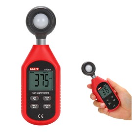 UNI-T UT383 Light Meter 200,000 LUX Digital Luxmeter Luminance Lux Fc Test Max Min Illuminometers Photometer