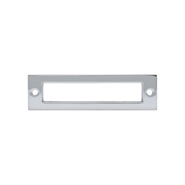 Top Knobs - TK924PC - Hollin Backplate - Polished Chrome - Lynwood Collection