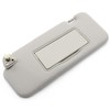 FZJDSD Left Driver Side Sun Visor with Mirror (Gray) Compatible