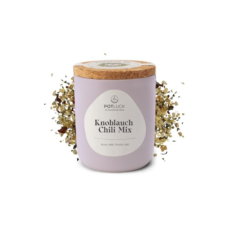 Potluck Garlic Chilli Mix Spice Mix for Pasta, BBQ Dishes,