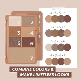 Sunsmile Im Mimi Color Pattern Palette 003 Sand Pattern (1 Piece) Eyeshadow Blush
