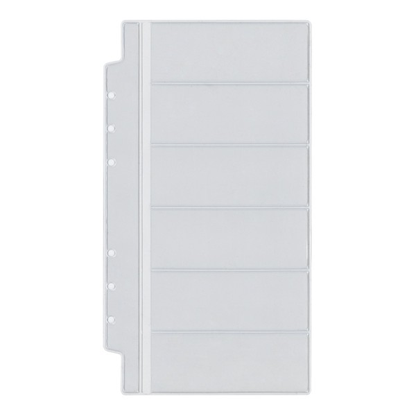 Kumpel Album Refill Ticket Collection Holder, D-Shaped, KPTH005, White
