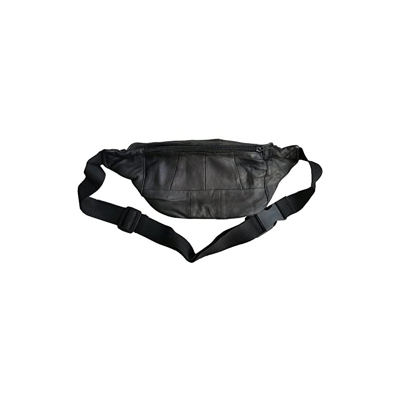 Real Soft Leather Bum Bag, Money Waist Belt Bag, for