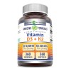 Amazing Formulas Vitamina D3 10000 Iu + K2 200 Mcg