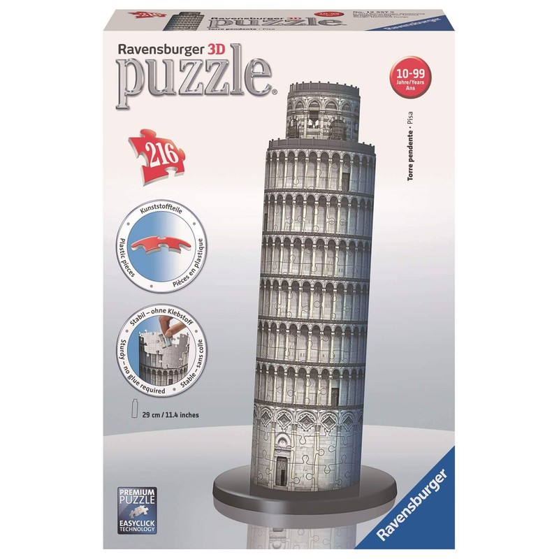 Ravensburger Leaning Tower of Pisa Building 3D Puzzle (216 Pieces)