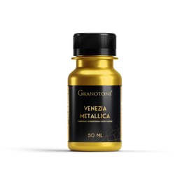GRANOTONE Acrylic Venezia Metallic Colour 24 Carats Gold | 50 ml | Extra Sheen | Non Fading | Indoor/Outdoor | Non Toxic | Multi-Surface | Pro Artist, Hobby Painters & Kid | Made in India